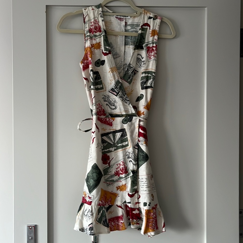 reformation linen dress